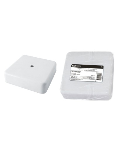 Коробка КР 100х100х29 ОП белая, IP40 (SQ1401-0907). Распаячная коробка. TDM ЕLECTRIC в Череповце