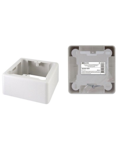 Коробка установочная ОП 85х85х42мм, 1-местная, подъемная, белая, IP20 TDM (SQ1401-0232). Коробка установочная ОП. TDM ЕLECTRIC в Череповце