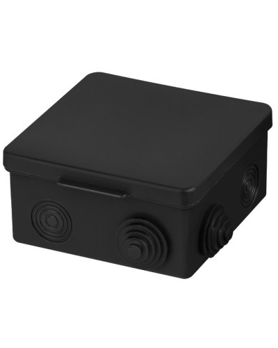 Распаячная коробка ОП 100х100х55мм, крышка, IP54, 8вх., черная TDM (SQ1401-0913). Распаячная коробка ОП. TDM ЕLECTRIC в Череповце
