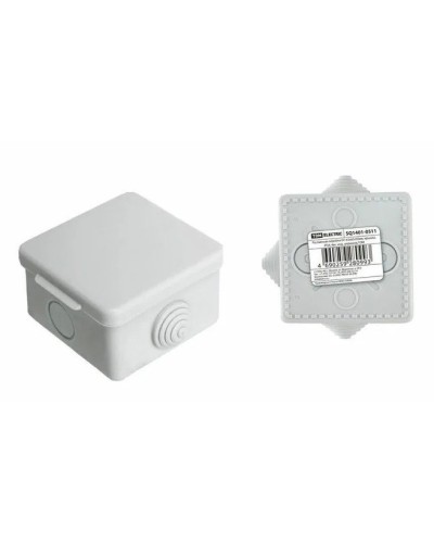 Коробка ОП 65х65х50мм, крышка,  IP54, 4вх. (SQ1401-0111). Распаячная коробка. TDM ЕLECTRIC в Череповце