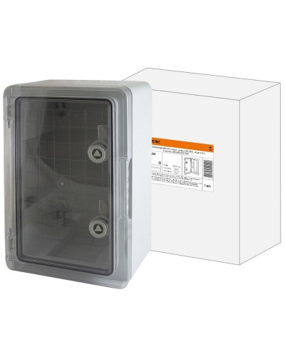 ЩМП-0-3, прозрачная крышка ABS, IP65, 400x300x170. Бокс пластиковый антивандальный. TDM ЕLECTRIC в Череповце
