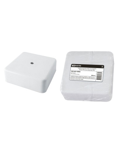 Коробка КР 75х75х28 ОП белая, IP40 (SQ1401-0905). Распаячная коробка. TDM ЕLECTRIC в Череповце