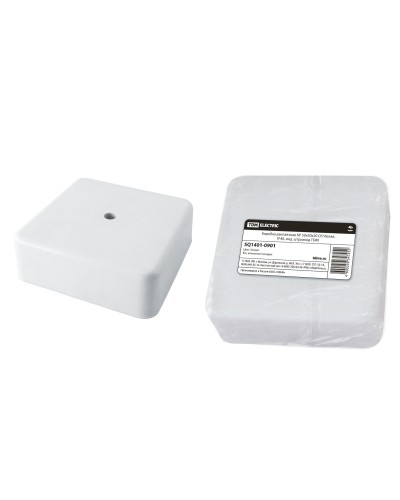 Коробка КР 50х50х20 ОП белая, IP40 (SQ1401-0901). Распаячная коробка. TDM ЕLECTRIC в Череповце