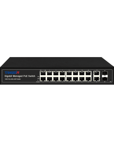 TR-NS24202S-300-16PoE. Коммутатор с PoE. Trassir в Череповце