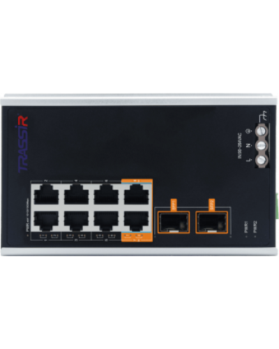 TR-NS15102S-130-8POE. Коммутатор с PoE. Trassir в Череповце