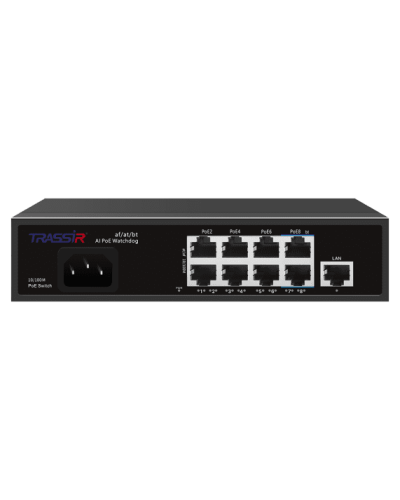 TR-NS1109-120-8PoE. Коммутатор с PoE. Trassir в Череповце