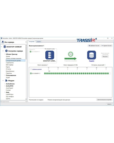 TRASSIR NetSync. Программное обеспечение для IP систем видеонаблюдения. Trassir в Череповце