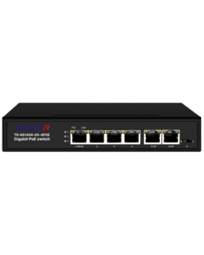 TR-NS1406-65-4POE. Коммутатор с PoE. Trassir в Череповце