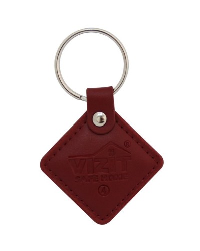 VIZIT-RF2.2 (Red). Брелок proximity кожаный. VIZIT в Череповце