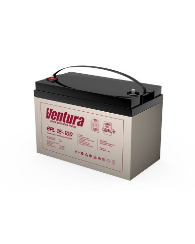 Ventura GPL 12-100. Аккумулятор герметичный свинцово-кислотный. Ventura в Череповце