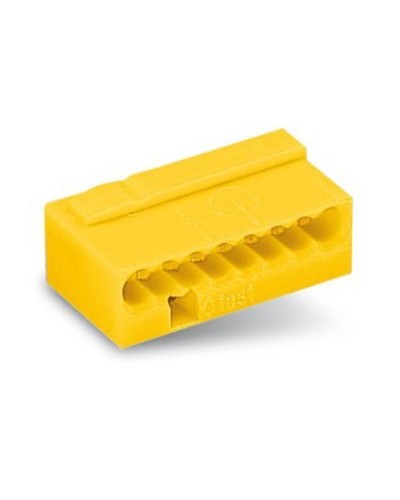 WAGO 243-508 Клемма MICRO 8-проводная желтая. Клемма для распределительных коробок. WAGO в Череповце