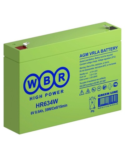 WBR HR634W. Аккумулятор герметичный свинцово-кислотный. WBR в Череповце