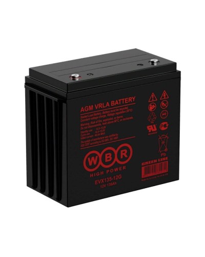 WBR EVX135-12G. Аккумулятор герметичный свинцово-кислотный. WBR в Череповце