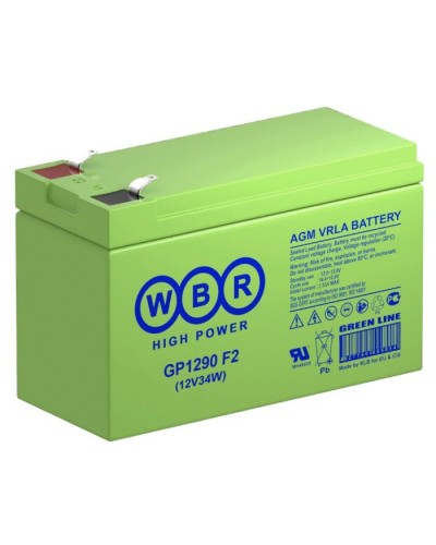 WBR GP1290 F2. Аккумулятор герметичный свинцово-кислотный. WBR в Череповце