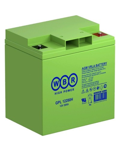WBR GPL12280H. Аккумулятор герметичный свинцово-кислотный. WBR в Череповце