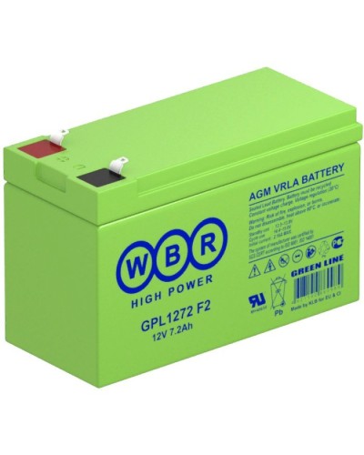 WBR GPL1272 F2. Аккумулятор герметичный свинцово-кислотный. WBR в Череповце