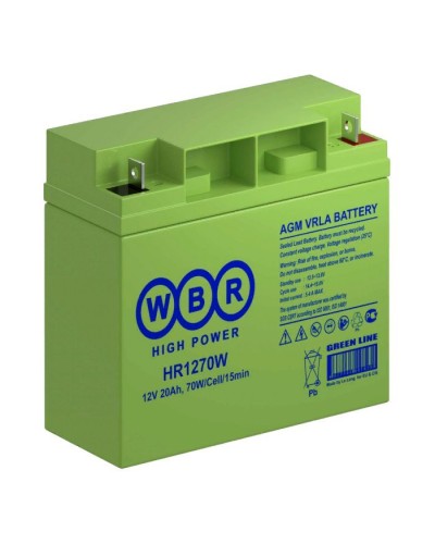 WBR HR1270W. Аккумулятор герметичный свинцово-кислотный. WBR в Череповце