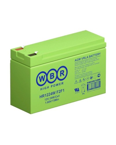 WBR HR1224W F2F1. Аккумулятор герметичный свинцово-кислотный. WBR в Череповце