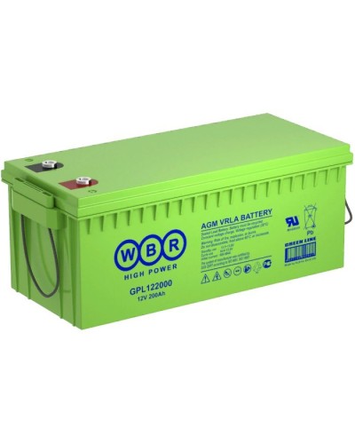 WBR GPL122000. Аккумулятор герметичный свинцово-кислотный. WBR в Череповце