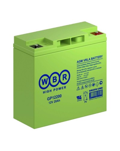 WBR GP12200. Аккумулятор герметичный свинцово-кислотный. WBR в Череповце