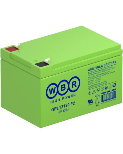 WBR GPL12120 F2. Аккумулятор герметичный свинцово-кислотный. WBR в Череповце