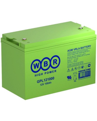WBR GPL121000A. Аккумулятор герметичный свинцово-кислотный. WBR в Череповце
