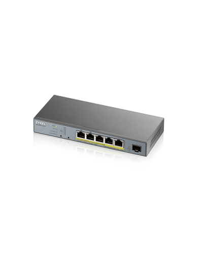 GS1350-6HP-EU0101F. L2 коммутатор PoE+ для IP-видеокамер. ZYXEL в Череповце
