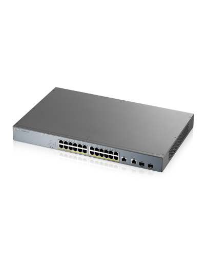 GS1350-26HP-EU0101F. L2 коммутатор PoE+ для IP-видеокамер rack 19. ZYXEL в Череповце