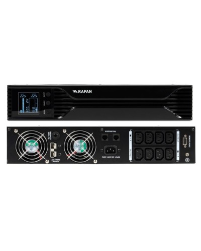 RAPAN-UPS 1000 RACK+2х9Ah (RAPAN-UPS 1000-RACK-IN-2х9-E) (8958). Бесперебойный источник питания. Бастион в Череповце