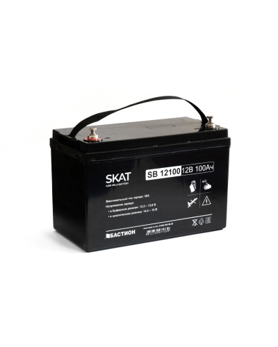 SKAT SB 12100 (2542). Аккумулятор герметичный свинцово-кислотный. Бастион в Череповце