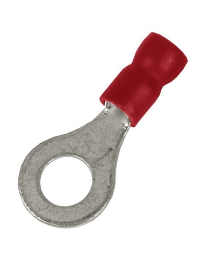 Наконечник НКИ 0,25-1,5 М10 (D10,5мм) с отверстием под винт (100 шт) (2A10P-EE-PVC). Наконечник с отверстием под винт и изолированным фланцем ПВХ. ДКС в Череповце