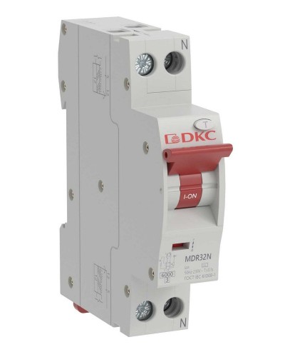 YON max MDR, 1P+N, 10mA, 10A, 6kA, А (MDR32N-1N1C10-A). Компактный автоматический выключатель дифференциального тока. ДКС в Череповце
