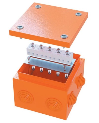 Коробка FS 150х150х80 6P (FSK30610): Коробка ответвительная огнестойкая стальная в Череповце