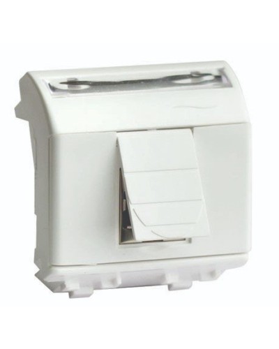 Розетка RJ-45 Brava 2 модуля слоновая кость (75450S): Розетка компьютерная с двумя разъёмами в Череповце
