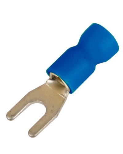 Наконечник вилочный НВИ 1,5-2,5 М3 (D3,2мм) (100 шт) (2B13P-EE-PVC). Наконечник вилочный с изолированным фланцем ПВХ. ДКС в Череповце
