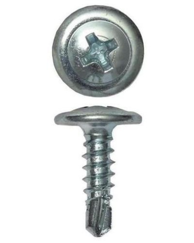 Саморез с пресс-шайбой 4.2х51 со сверлом (100 шт) (CM274051). Саморез с пресс-шайбой. ДКС в Череповце