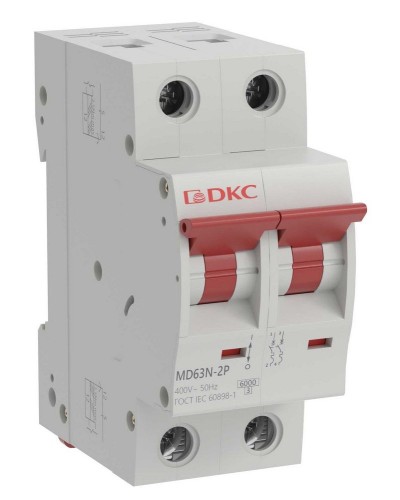 YON max MD63N 2P 10А 6кА C (MD63N-2PC10). Автоматический выключатель. ДКС в Череповце