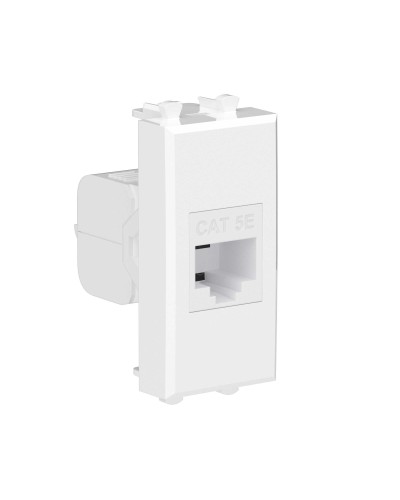 Розетка RJ-45 Avanti 1 модуль белое облако (4400661): Розетка компьютерная, без шторки модульная, кат.5е в Череповце