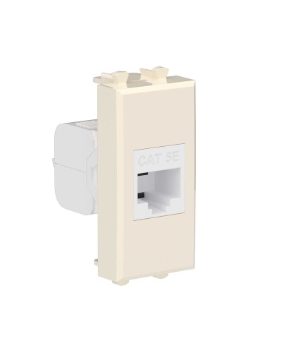 Розетка RJ-45, кат.5E, Avanti, 1 модуль, ванильная дымка (4405661): Розетка компьютерная модульная в Череповце