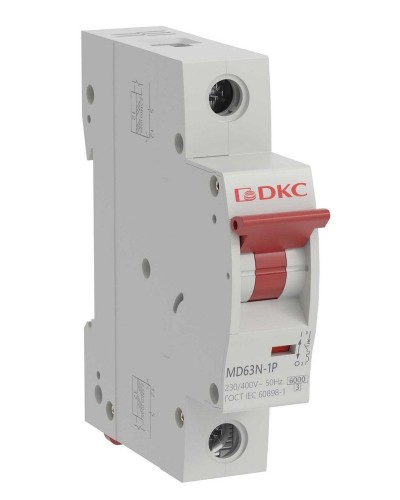YON max MD63N 1P 6А 6кА C (MD63N-1PC6). Автоматический выключатель. ДКС в Череповце