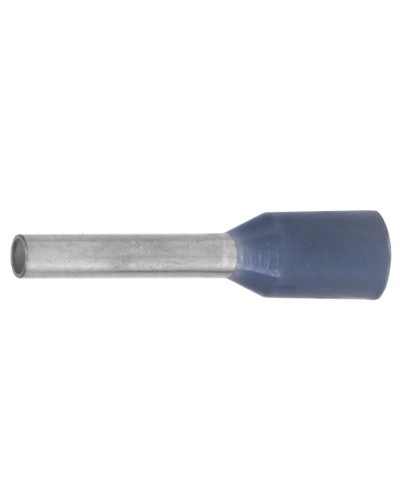 Наконечник-гильза НШВИ 0.75-12, серый (100 шт) (IF0.75-12GR). Наконечник-гильза с изолированным фланцем. ДКС в Череповце