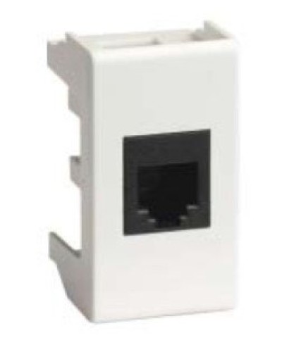 Розетка RJ-45 Viva 1 модуль белая (45038): Розетка компьютерная с одним разъёмом в Череповце