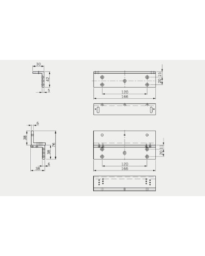 L+Z кронштейн для EMC 1200 ALH. L+Z кронштейн для EMC 1200 ALH. dormakaba в Череповце