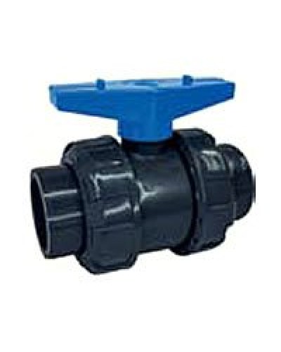 Ecoplast кран шаровый d25 (уплотнение TPV, остальное EPDM) с муфтовым окончанием (49447). Кран шаровый. Экопласт в Череповце