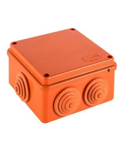 Коробка JBS100 100х100х55, 6 вых., 12P, (0,15-2,5мм²) (43437HF): Коробка монтажная, огнестойкая, без галогена в Череповце