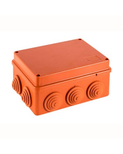Коробка JBS150 150х110х70, 10 вых., 10P (0,15...2,5мм²) (43089HF). Коробка монтажная, огнестойкая, без галогена. Экопласт в Череповце