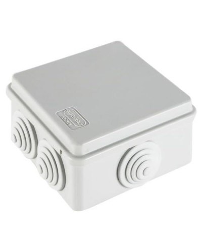 Коробка JBS101 100х100х55, 6 вых., IP55, серая (44037). Коробка монтажная. Экопласт в Череповце