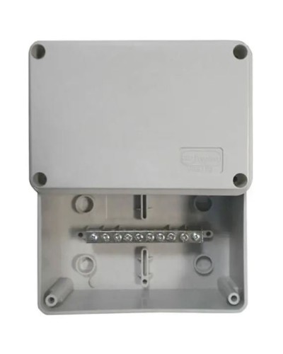 Коробка (КУП) JBS080 85х85х40, 6 вых, IP44 (44046KP): Коробка уравнивания потенциалов (КУП), 6х9мм, 8 зажимов в Череповце