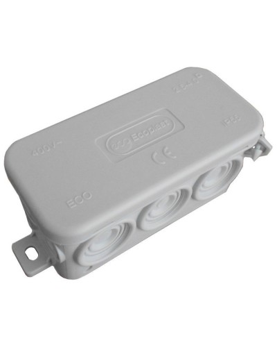 Коробка JBL090 90х42х40, 10 вых., IP55, серая (44055). Коробка монтажная. Экопласт в Череповце
