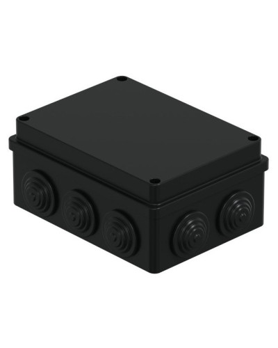Коробка JBS150 150х110х70, 10 вых., IP55, черная (44009BL-1). Коробка монтажная. Экопласт в Череповце